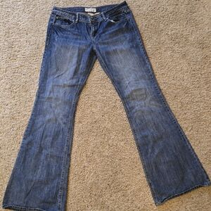 Maurices Dark Blue Flare Jeans